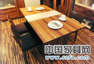 進口板材制造的板式家具往往更受消費者青睞。本報記者 尹亞飛 攝