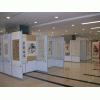 佛山合邦八棱柱屏風，八棱柱書畫展，書畫屏風