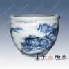 陶瓷水缸價格，手繪青花瓷大缸，商務禮品大缸