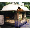 景區售賣亭，公園木制小賣部，商業街售賣車