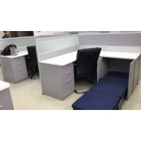 易美辦公家具定制，一體工作位與午休床，工作睡覺兩不誤