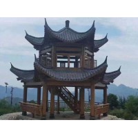 防腐木涼亭，古建涼亭，戶外休閑亭子，產品規格多樣，可來圖定制