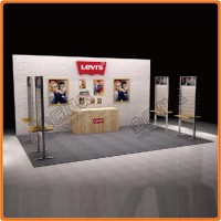 出國展覽展會布展展架，輕便重復使用背景架，折疊式背景板
