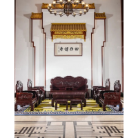 凹凸傳奇紅木紫檀精品 | 江山如意沙發，撐起家的貴氣和福氣！